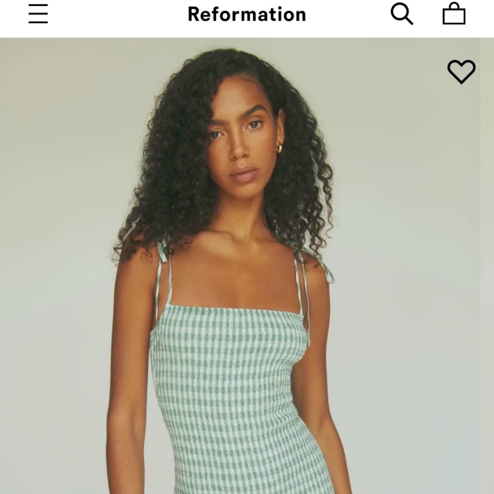 Reformation Gemini Dress Medium. BNWT